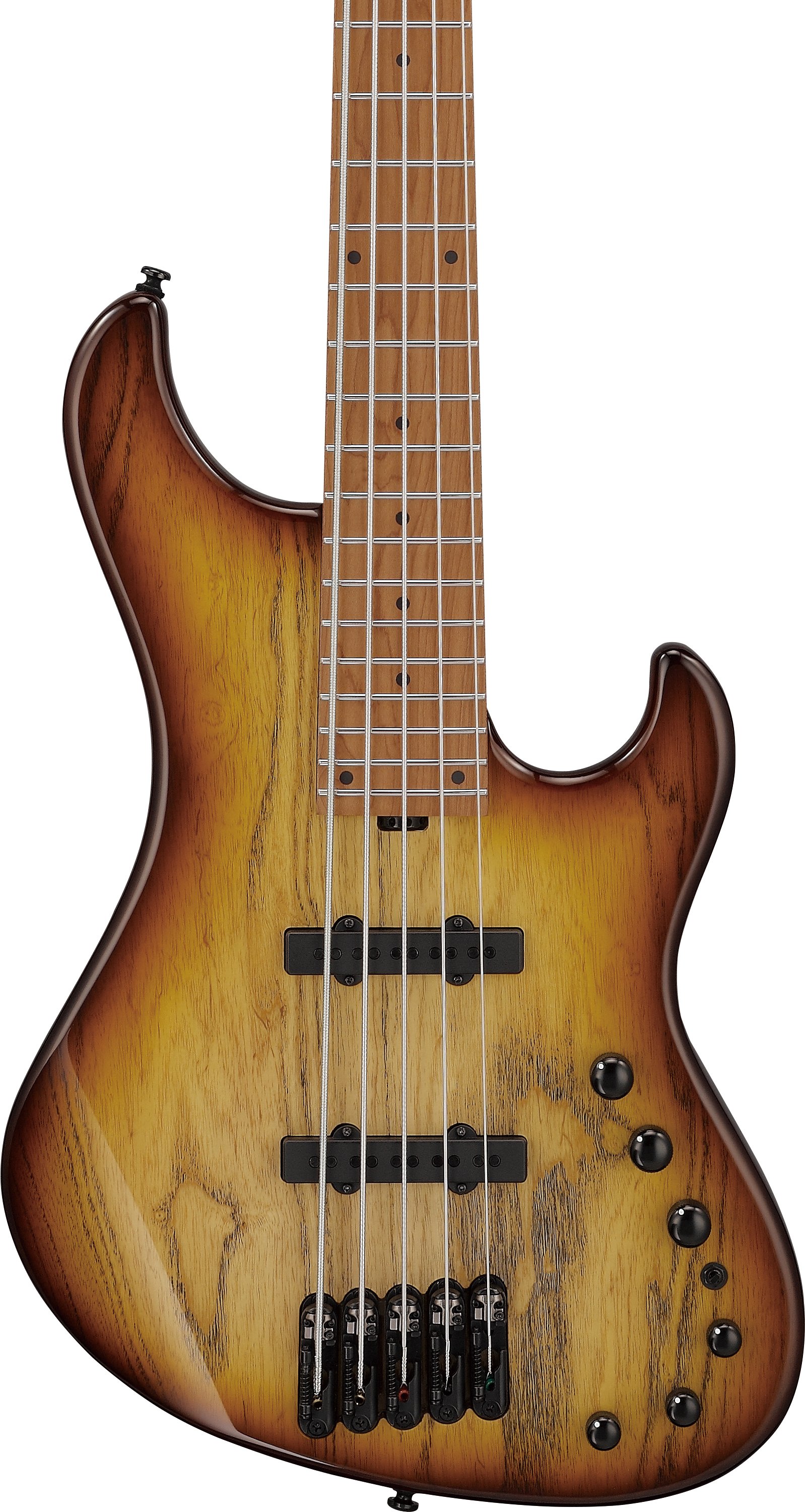 MDM1305-NAB 5-String E-Bass Natural Stained Amber Burst 